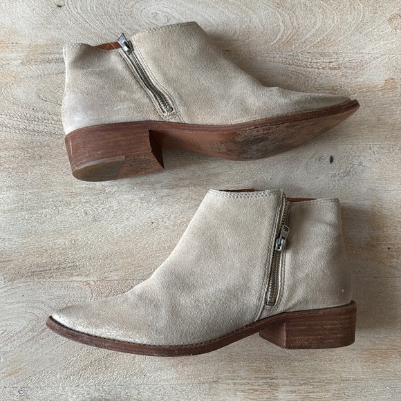 AllSaints Yurie Leather Suede Ankle Boots - 41 - Picture 8 of 12